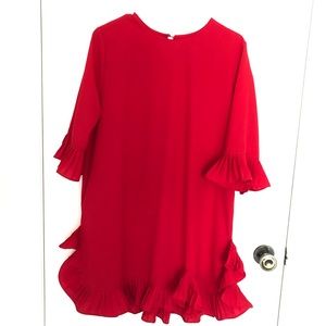 [OFFER NOW] Formal Red Dress with chiffons